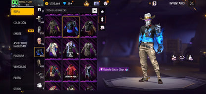286 FRE FIRE!! CUENTA VETERANA CON 4 EVOS Y BUENAS ARMAS!! MÁS DE 600 PECHOS! CHAQUETAS ANTIGUAS! EVENTO E INCUBADORAS CHIDAS! YING YANG! MUCHA ROPA ANTIGUA! ! CUELLO DE TORTUGA! PERFECTA PARA COMBINAR COM TODO! REGIÓN: EEUU (1799mx)