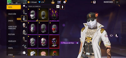 286 FRE FIRE!! CUENTA VETERANA CON 4 EVOS Y BUENAS ARMAS!! MÁS DE 600 PECHOS! CHAQUETAS ANTIGUAS! EVENTO E INCUBADORAS CHIDAS! YING YANG! MUCHA ROPA ANTIGUA! ! CUELLO DE TORTUGA! PERFECTA PARA COMBINAR COM TODO! REGIÓN: EEUU (1799mx)
