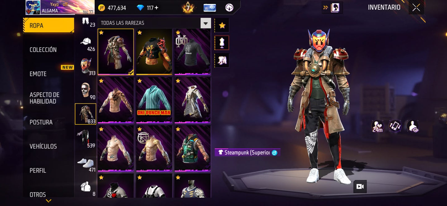 🔥 Cuenta Free Fire