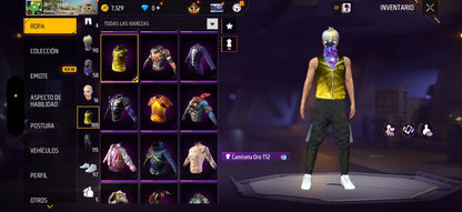 289 FREE FIRE!! CUENTA SEMI VETERENA PARA INICIAR! CON 1 EVO Y BUENAS ARMAS!! CASI 200 PECHOS!! CHAQUETAS ANTIGUAS! TRAJE NARUTO! ROPA DE EVENTOS! CUBOS! PERFECTA PARA COMBINAR CON TODO! REGIÓN: EEUU (399mx)