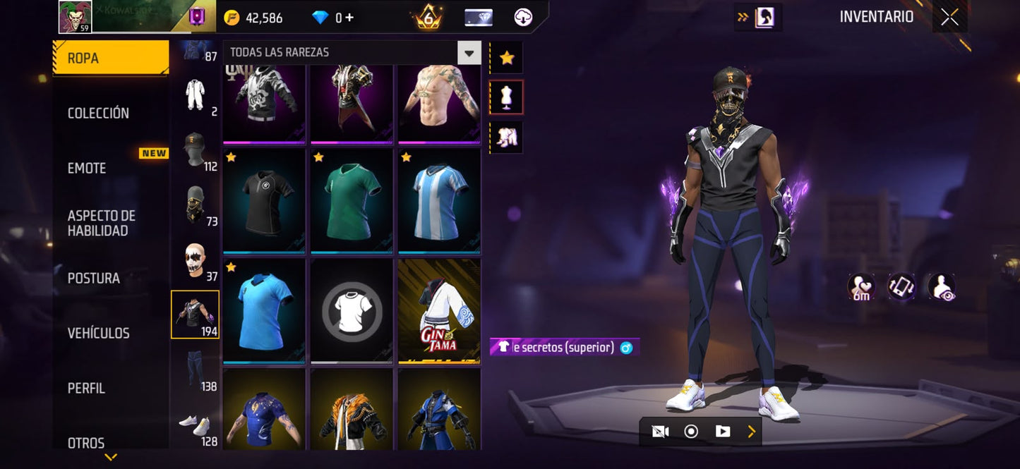 🔥 Cuenta Free Fire