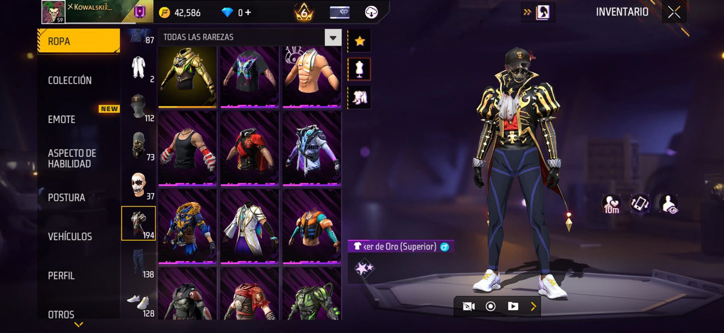 🔥 Cuenta Free Fire