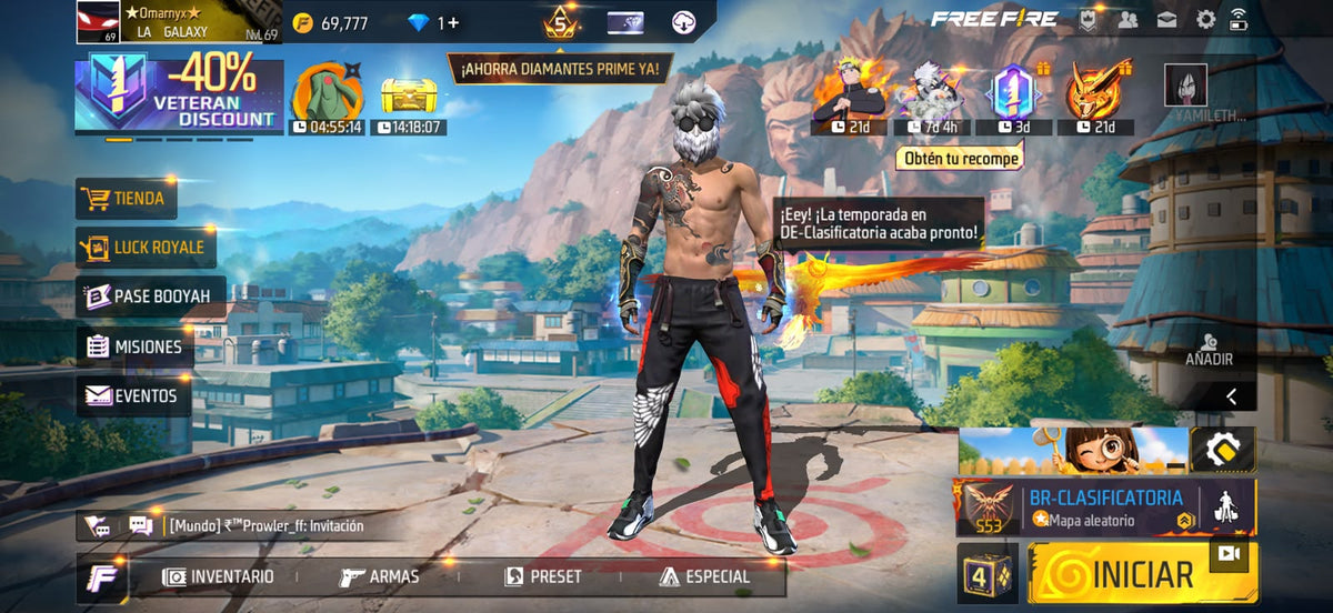 🔥 Cuenta Free Fire