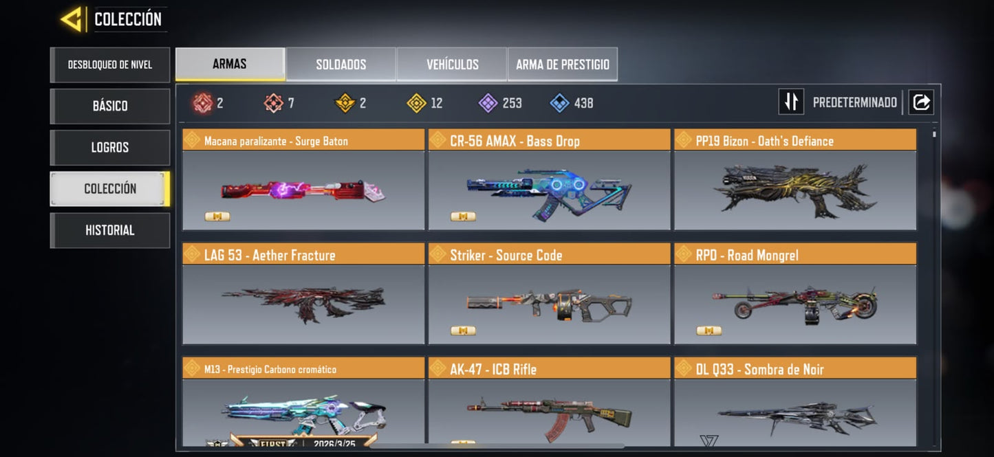 🎖️ Cuenta COD Mobile