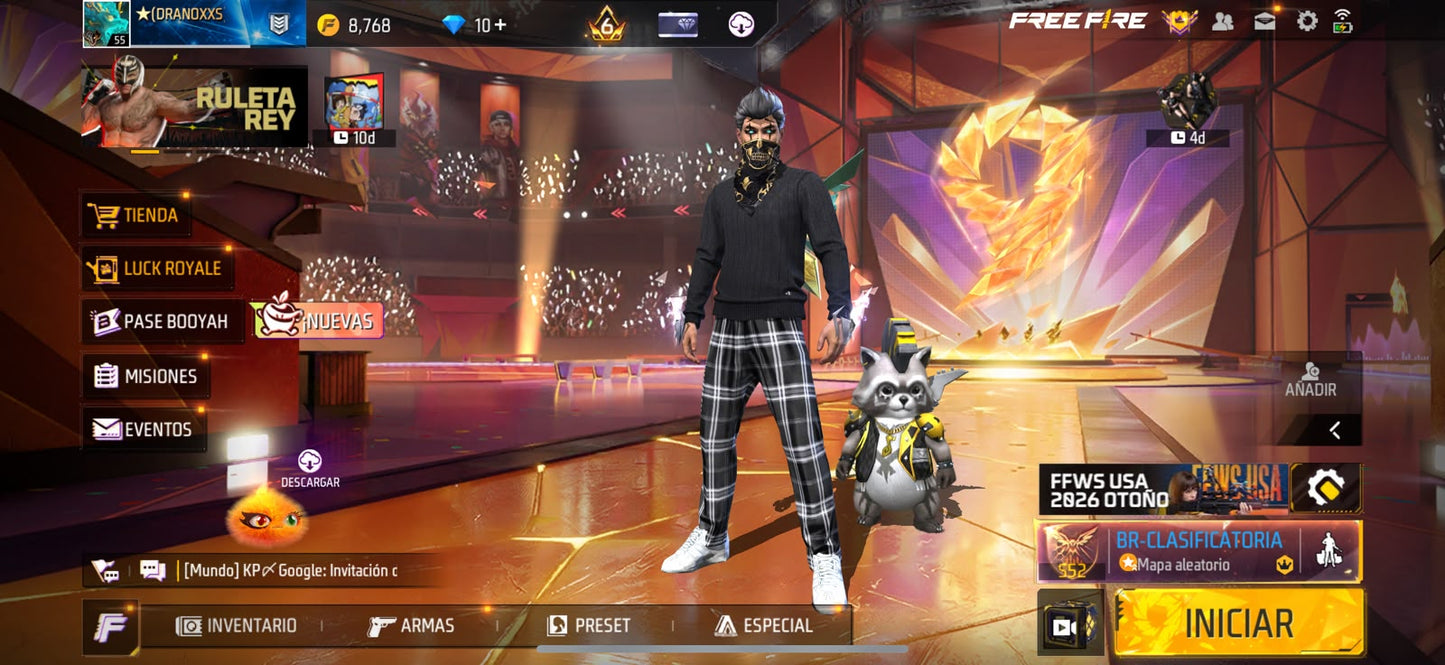 🔥 Cuenta Free Fire