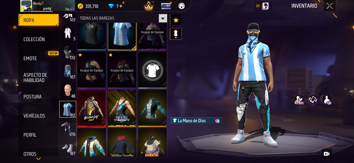 🔥 Cuenta Free Fire