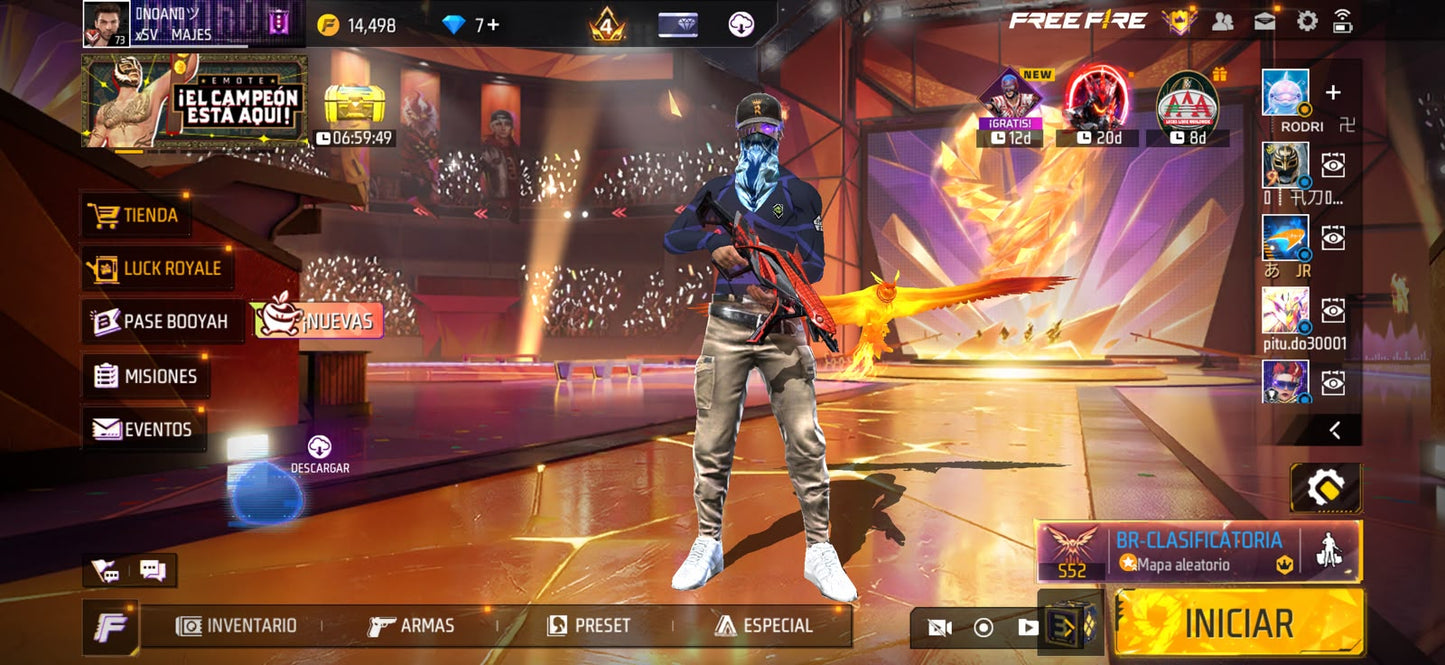 🔥 Cuenta Free Fire