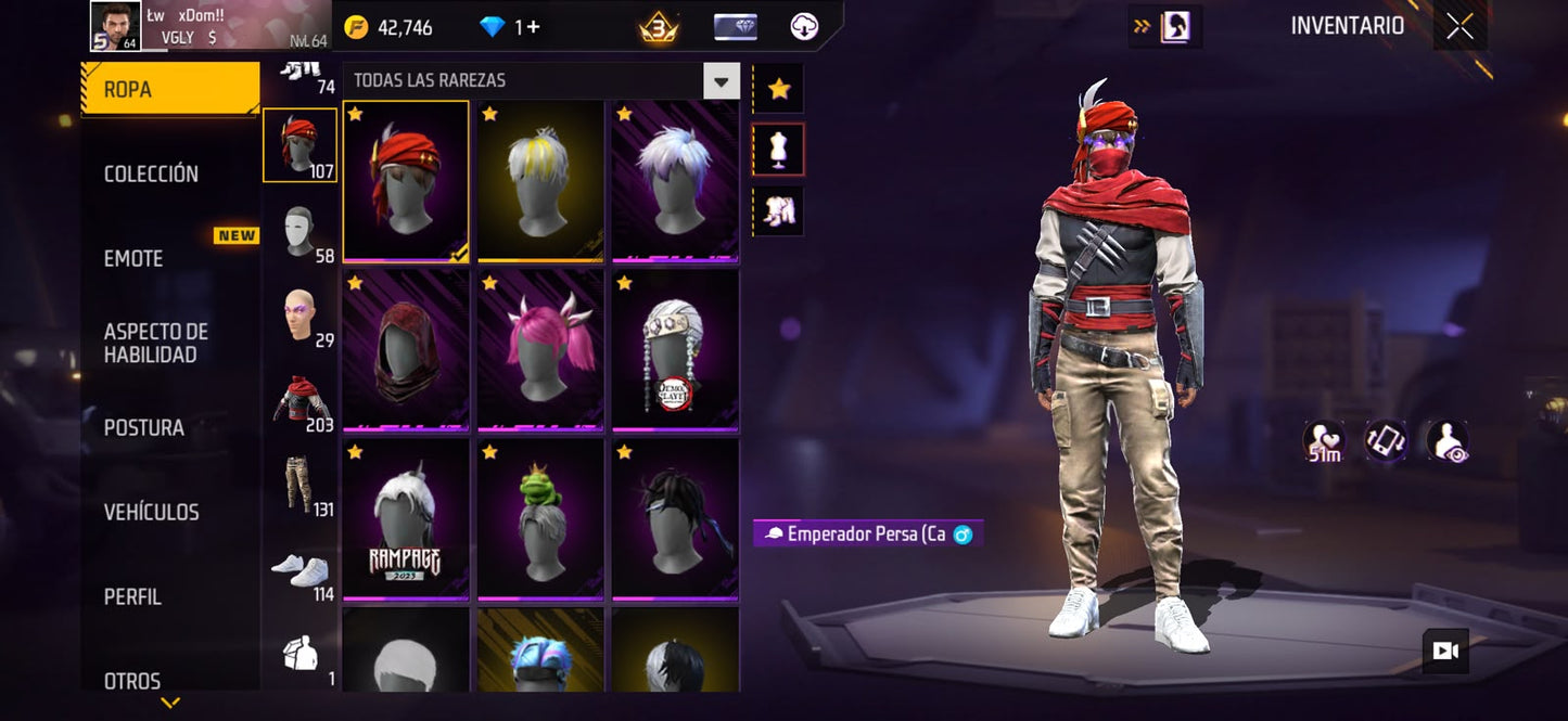 🔥 Cuenta Free Fire