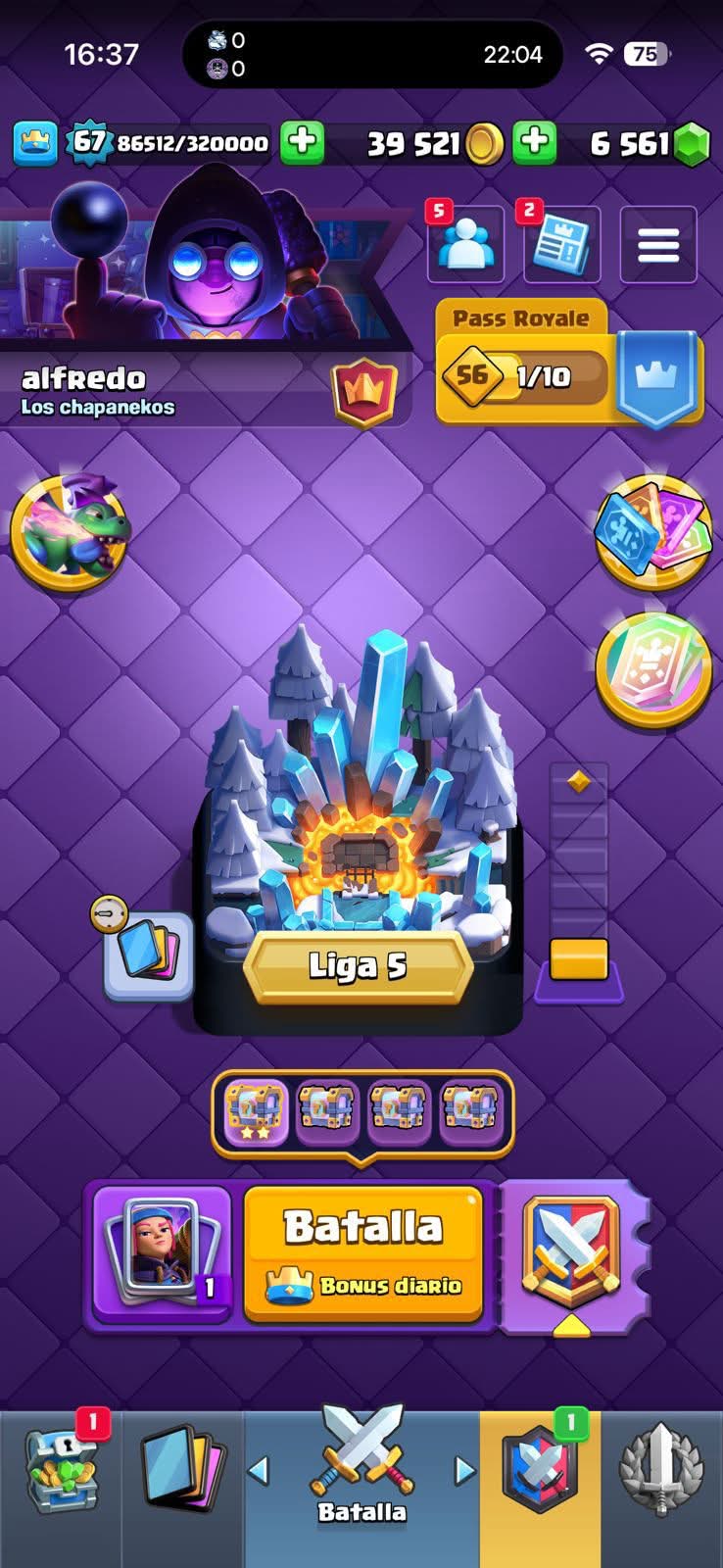 465 CLASH! CUENTA CHETADA! 12,000 COPAS MAX! LIGA 5 COMPETITIVA! 8 CARTAS AL 16 MAX! 7 CARTAS AL 15! 44 CARTAS AL 14! 1 HÉROE! 15 CARTAS EVOLUTIVAS! 120 EMOTES MUY EXCLUSIVOS! 9 TORRES! INSIGNIA OG DE 9 AÑOS Y EXCLUSIVAS! +6K GEMAS! (2399mx)...