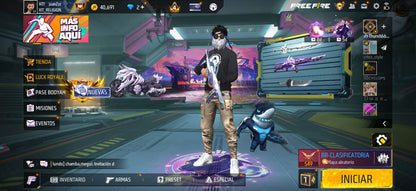 306 FREE FIRE! CUENTA MIXTA CON 3 EVOS A BUEN NIVEL! MÁS DE 150 PECHOS! TRAJE JUJUTSU KAISEN! JORDAN ! CUELLO DE TORTUGA! PLAYERAS DE FUTBOL! PERFECTA PARA COMBINAR CON TODO! REGIÓN: EEUU (1299mx) @everyone