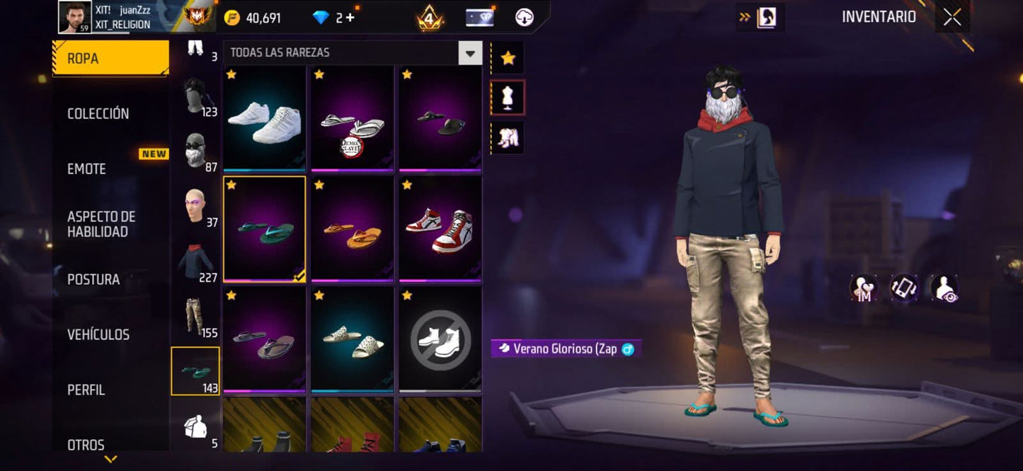 306 FREE FIRE! CUENTA MIXTA CON 3 EVOS A BUEN NIVEL! MÁS DE 150 PECHOS! TRAJE JUJUTSU KAISEN! JORDAN ! CUELLO DE TORTUGA! PLAYERAS DE FUTBOL! PERFECTA PARA COMBINAR CON TODO! REGIÓN: EEUU (1299mx) @everyone