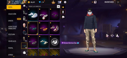 306 FREE FIRE! CUENTA MIXTA CON 3 EVOS A BUEN NIVEL! MÁS DE 150 PECHOS! TRAJE JUJUTSU KAISEN! JORDAN ! CUELLO DE TORTUGA! PLAYERAS DE FUTBOL! PERFECTA PARA COMBINAR CON TODO! REGIÓN: EEUU (1299mx) @everyone