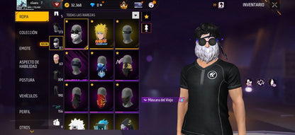 307 FREE FIRE! CUENTA MIXTA CON 3 EVOS Y BUENAS ARMAS! MAS DE 300 PECHOS! CUELLO DE TORTUGA! PLAYERAS DE FUTBOL! CUELLO DE TORTUGA! PERFECTA PARA INICIAR! REGIÓN: EEUU (899mx @everyone