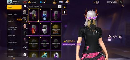 307 FREE FIRE! CUENTA MIXTA CON 3 EVOS Y BUENAS ARMAS! MAS DE 300 PECHOS! CUELLO DE TORTUGA! PLAYERAS DE FUTBOL! CUELLO DE TORTUGA! PERFECTA PARA INICIAR! REGIÓN: EEUU (899mx @everyone