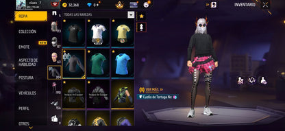 307 FREE FIRE! CUENTA MIXTA CON 3 EVOS Y BUENAS ARMAS! MAS DE 300 PECHOS! CUELLO DE TORTUGA! PLAYERAS DE FUTBOL! CUELLO DE TORTUGA! PERFECTA PARA INICIAR! REGIÓN: EEUU (899mx @everyone