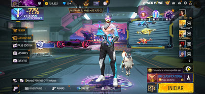 309 FREE FIRE! CUENTA MIXTA CON 5 EVOS A BUEN NIVEL! 1 AL NIVEL MÁXIMO! CASI 700 PECHOS! YING YANG! CUELLO DE TORTUGA! PLAYERAS DE FUTBOL! J BALVIN! RAMPAGE! ANGELICALES! PERFECTA PARA COMBINAR CON TODO! REGIÓN: EEUU (3499mx @everyone