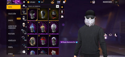 309 FREE FIRE! CUENTA MIXTA CON 5 EVOS A BUEN NIVEL! 1 AL NIVEL MÁXIMO! CASI 700 PECHOS! YING YANG! CUELLO DE TORTUGA! PLAYERAS DE FUTBOL! J BALVIN! RAMPAGE! ANGELICALES! PERFECTA PARA COMBINAR CON TODO! REGIÓN: EEUU (3499mx @everyone