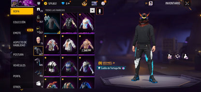 309 FREE FIRE! CUENTA MIXTA CON 5 EVOS A BUEN NIVEL! 1 AL NIVEL MÁXIMO! CASI 700 PECHOS! YING YANG! CUELLO DE TORTUGA! PLAYERAS DE FUTBOL! J BALVIN! RAMPAGE! ANGELICALES! PERFECTA PARA COMBINAR CON TODO! REGIÓN: EEUU (3499mx @everyone