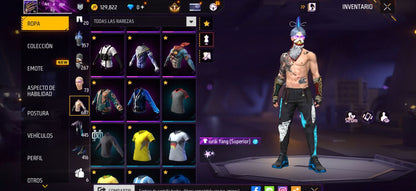 309 FREE FIRE! CUENTA MIXTA CON 5 EVOS A BUEN NIVEL! 1 AL NIVEL MÁXIMO! CASI 700 PECHOS! YING YANG! CUELLO DE TORTUGA! PLAYERAS DE FUTBOL! J BALVIN! RAMPAGE! ANGELICALES! PERFECTA PARA COMBINAR CON TODO! REGIÓN: EEUU (3499mx @everyone