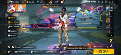 311 FREE FIRE! CUENTA PARA INICIAR CON 1 EVO A BUEN NIVEL! 77 PECHOS! TRAJE ASSASSINS! PLAYERAS DE FUTBOL! VENOM! PERFECTA PARA INICIAR! REGIÓN: EEUU (399mx @everyone
