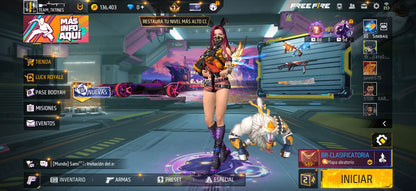 311 FREE FIRE! CUENTA PARA INICIAR CON 1 EVO A BUEN NIVEL! 77 PECHOS! TRAJE ASSASSINS! PLAYERAS DE FUTBOL! VENOM! PERFECTA PARA INICIAR! REGIÓN: EEUU (399mx @everyone