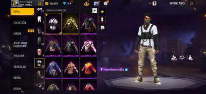 311 FREE FIRE! CUENTA PARA INICIAR CON 1 EVO A BUEN NIVEL! 77 PECHOS! TRAJE ASSASSINS! PLAYERAS DE FUTBOL! VENOM! PERFECTA PARA INICIAR! REGIÓN: EEUU (399mx @everyone