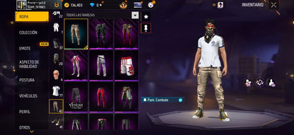 311 FREE FIRE! CUENTA PARA INICIAR CON 1 EVO A BUEN NIVEL! 77 PECHOS! TRAJE ASSASSINS! PLAYERAS DE FUTBOL! VENOM! PERFECTA PARA INICIAR! REGIÓN: EEUU (399mx @everyone