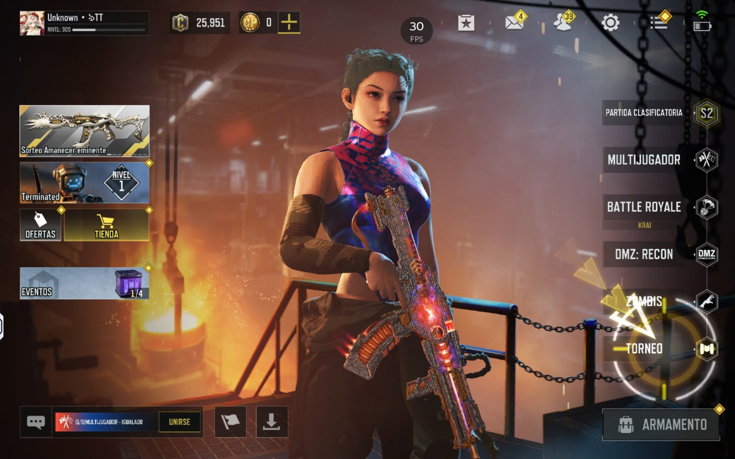 🎖️ Cuenta COD Mobile