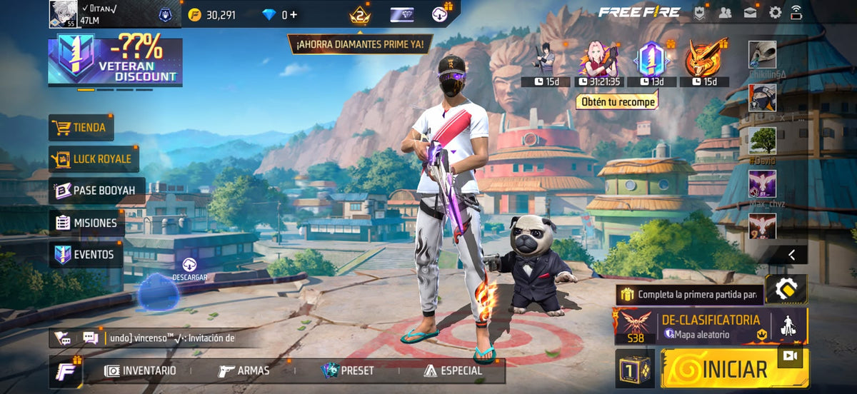 🔥 Cuenta Free Fire