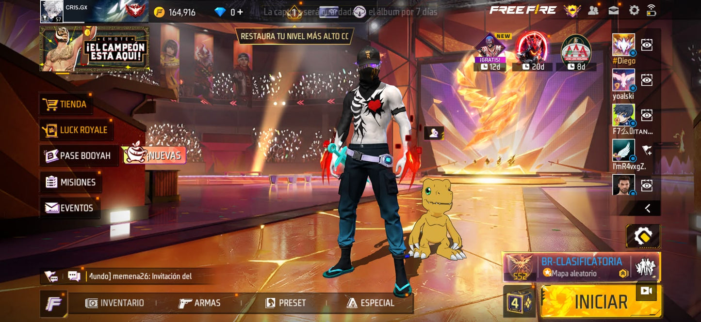🔥 Cuenta Free Fire
