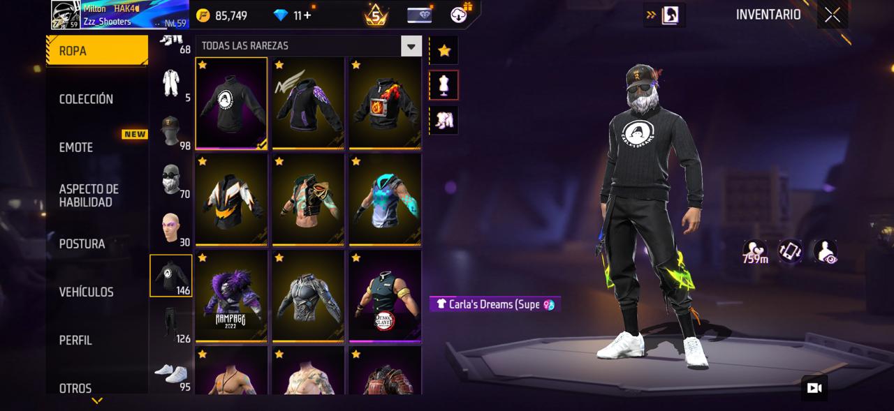 🔥 Cuenta Free Fire