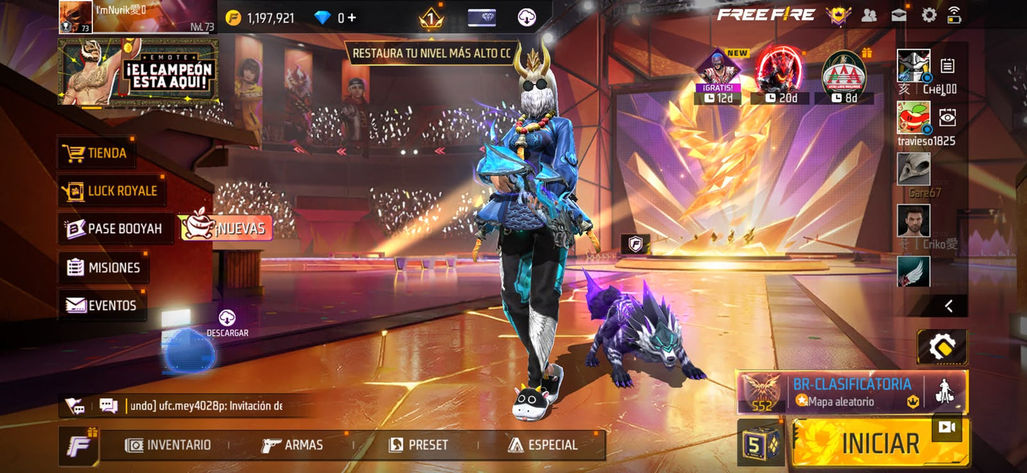 🔥 Cuenta Free Fire