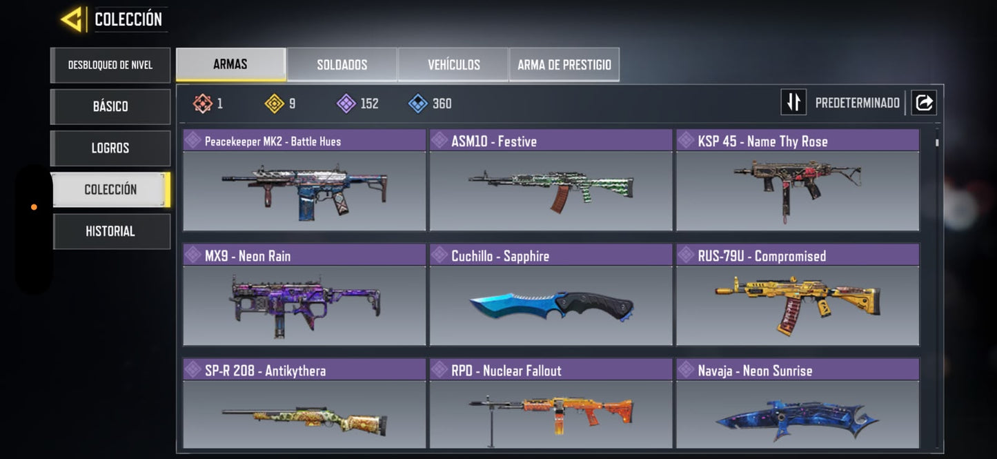 🎖️ Cuenta COD Mobile