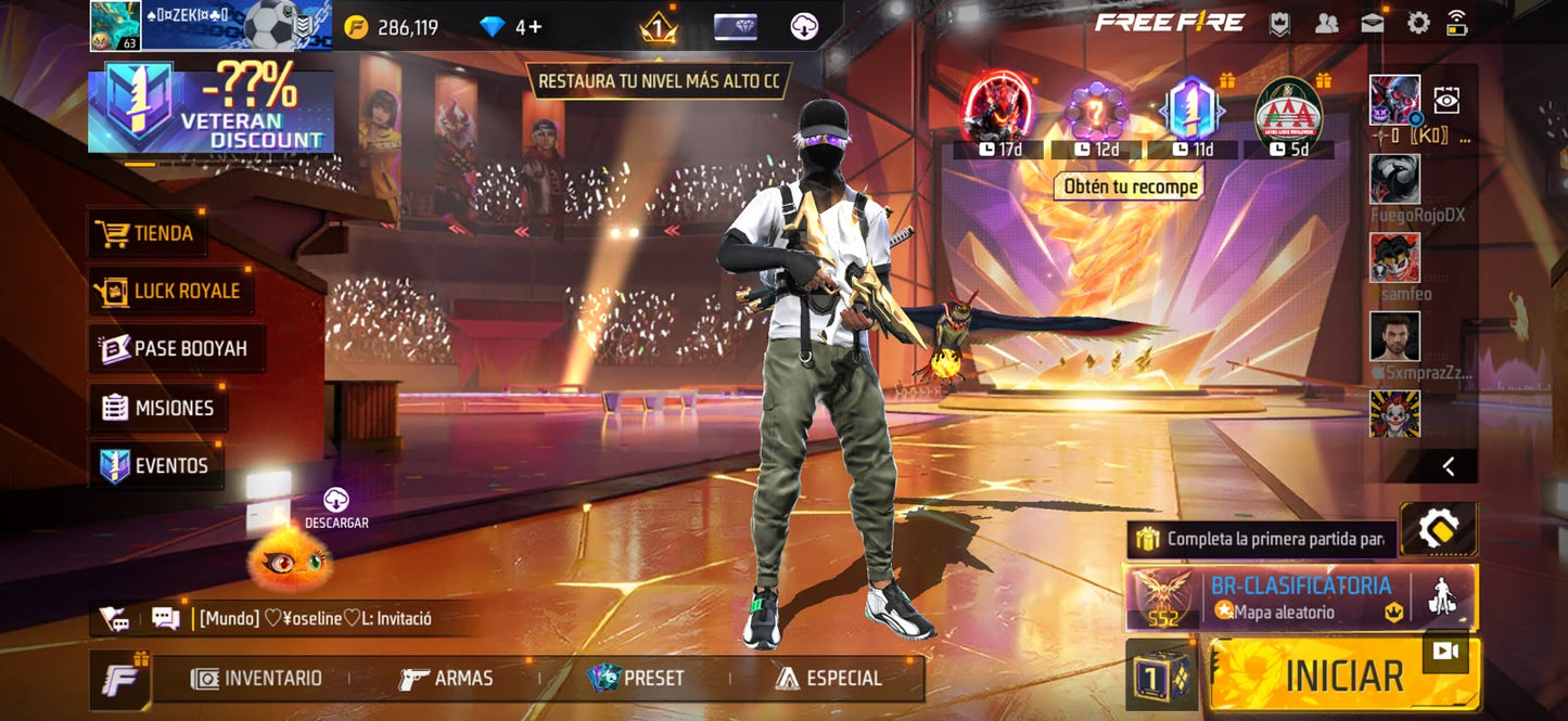 🔥 Cuenta Free Fire