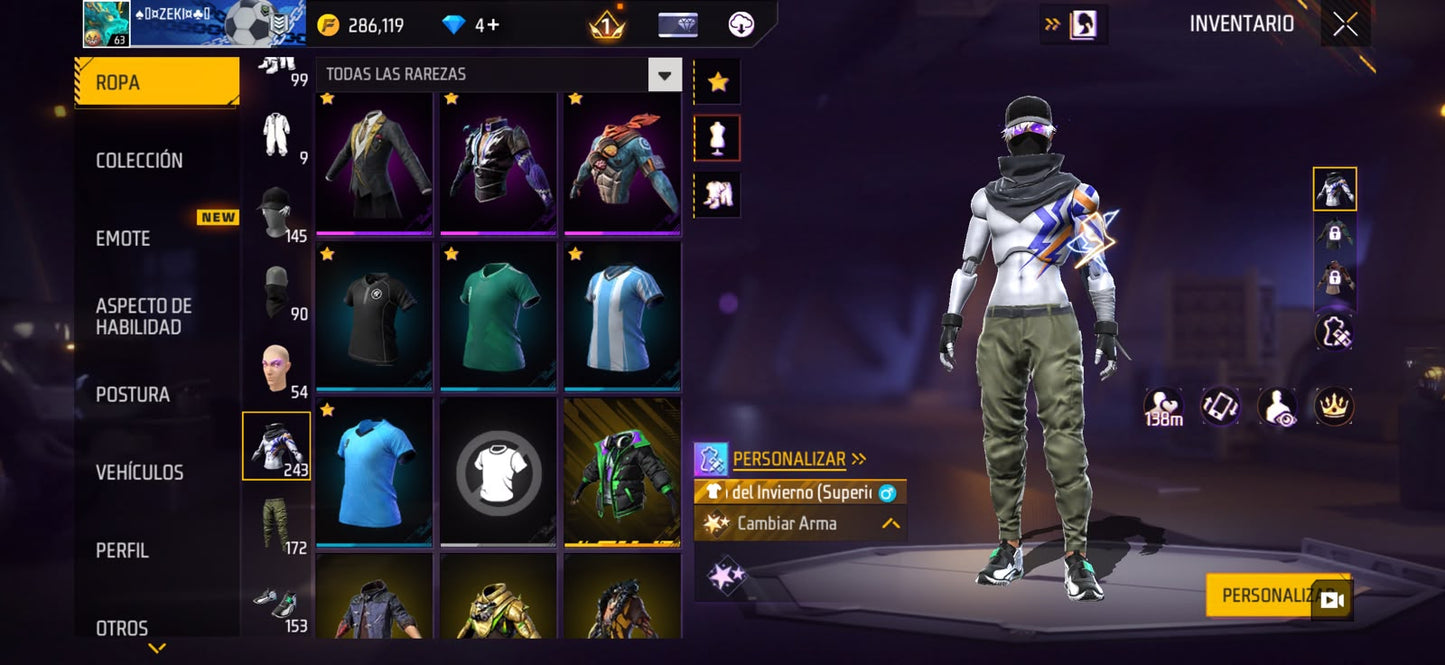 🔥 Cuenta Free Fire