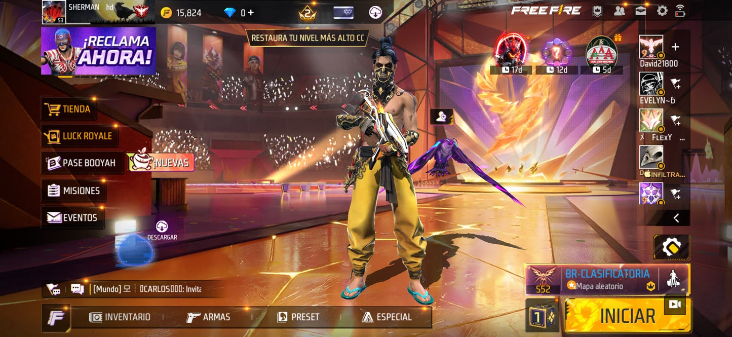 🔥 Cuenta Free Fire