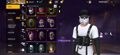 330 FREE FIRE! CUENTA MIXTA CON 4 EVOS, 2 AL NIVEL MAXIMO Y BUENAS ARMAS DE INCUBADORA! 457 PECHOS! TRAJE COBRA! SAMURAI ZOMBIE! INCUBADORAS CARAS Y CHIDAS! MUCHA ROPA DE EVENTO! J.BALVIN! PAÑUELOS! ANGELICALES DE HOMBRE Y MUJER! PUÑOS! PERFECTA...