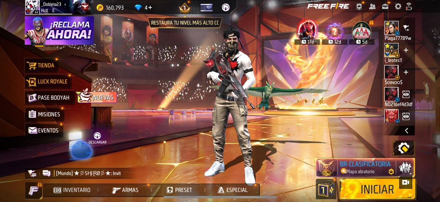 🔥 Cuenta Free Fire
