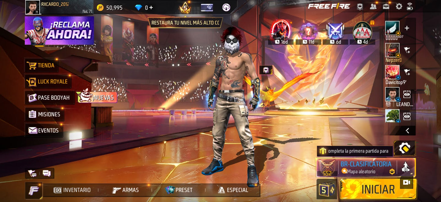 🔥 Cuenta Free Fire