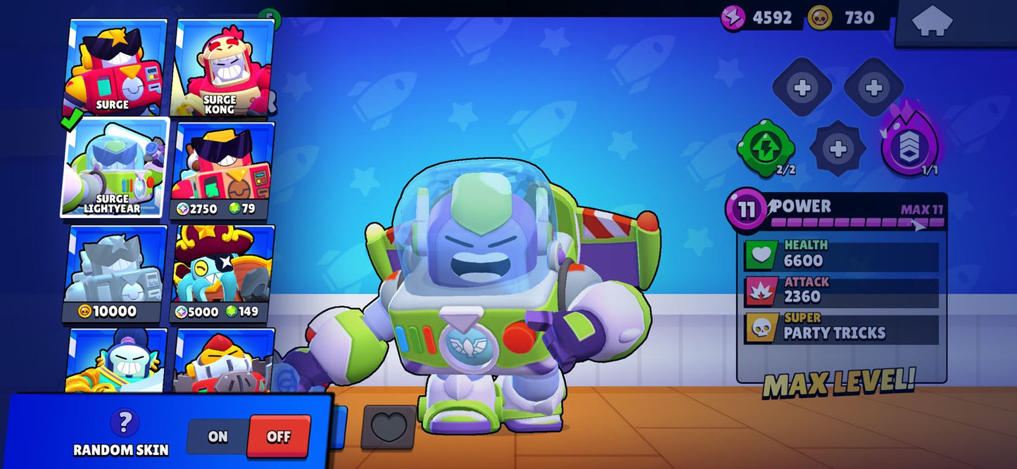 BRAWL! 50/98 BRAWLERS! 2 BRAWLERS CON HYPERCARGA! 6 BRAWLERS AL MAX! 6,916 COPAS! 500 PUNTOS ESTELARES! VARIEDAD DE SKINS! (199mx) @everyone