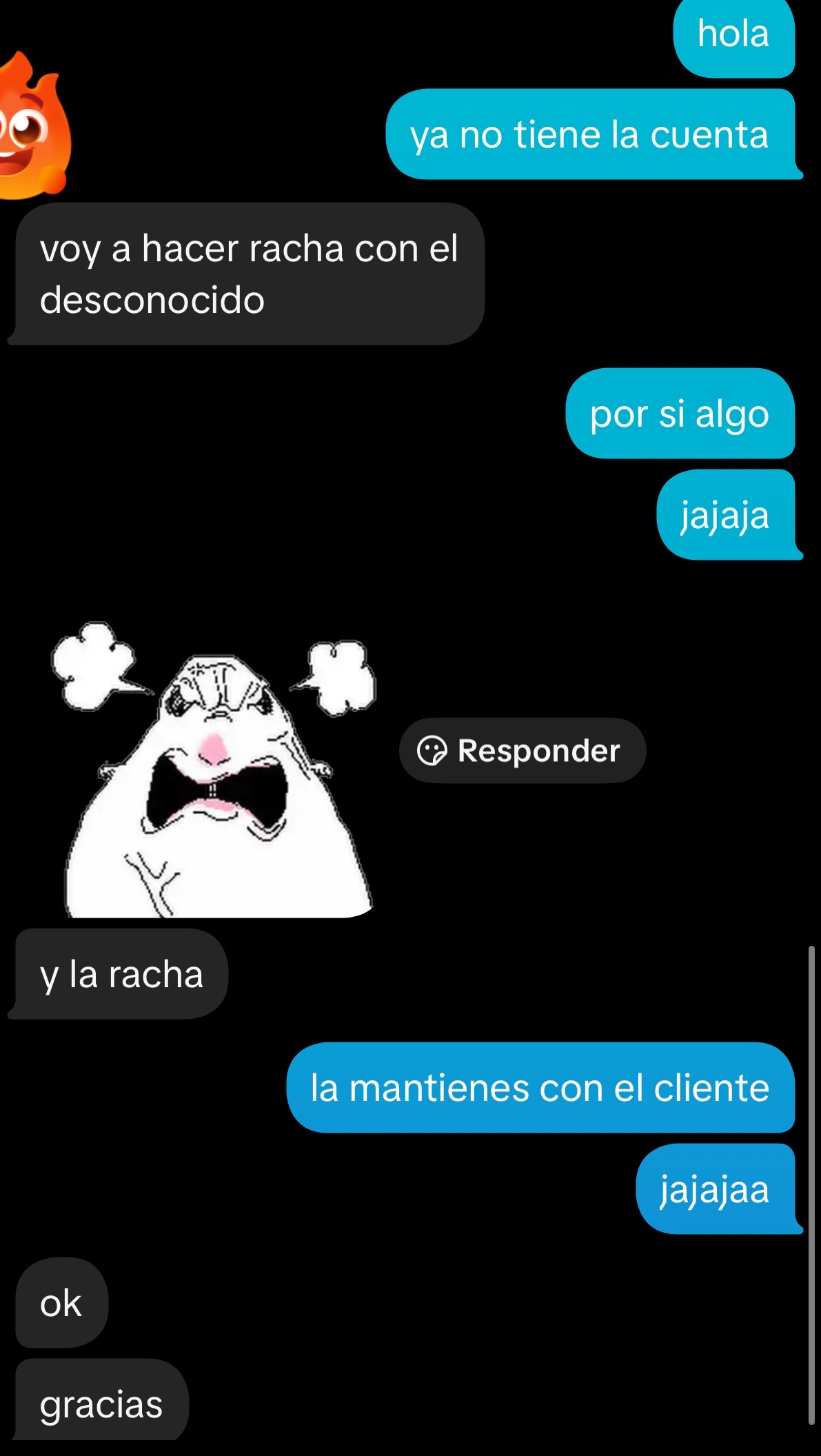 JAJAJAJA mi gente un cliente me vendió su cuenta con 190 días de racha! al que la compre le mantiene la racha! @everyone