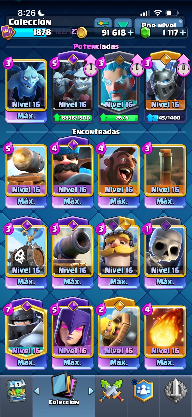 👑 Cuenta Clash Royale