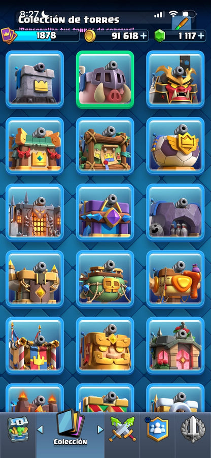 👑 Cuenta Clash Royale
