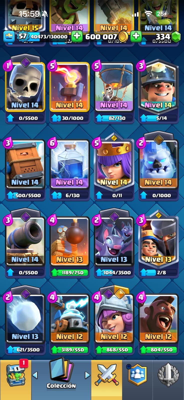 102 BRAWL! 38,107 COPAS! 91/99 BRAWLERS! 25 BRAWLERS CON HYPERCARGA! 14 BRAWLERS AL MAX! + 541 CLASH! 10,552 COPAS! 13 CARTAS AL 15! 12 CARTAS AL 14! 9 CARTAS EVOLUTIVAS! 96 EMOTES MUY BUENOS! 1099mx @everyone