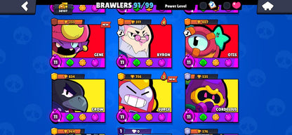 541 CLASH! 10,552 COPAS! 13 CARTAS AL 15! 12 CARTAS AL 14! 9 CARTAS EVOLUTIVAS! 96 EMOTES MUY BUENOS! + 102 BRAWL! 38,107 COPAS! 91/99 BRAWLERS! 25 BRAWLERS CON HYPERCARGA! 14 BRAWLERS AL MAX! (1099mx @everyone