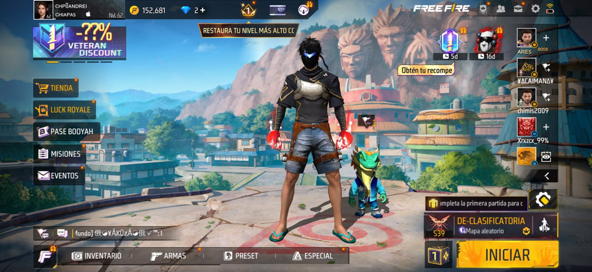 🔥 Cuenta Free Fire