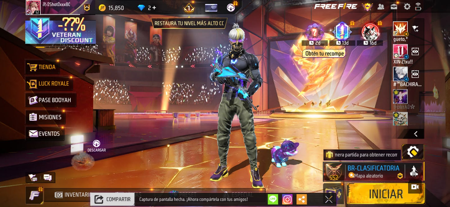 🔥 Cuenta Free Fire