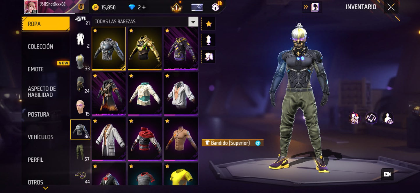🔥 Cuenta Free Fire