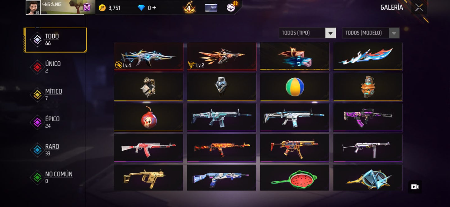 🔥 Cuenta Free Fire