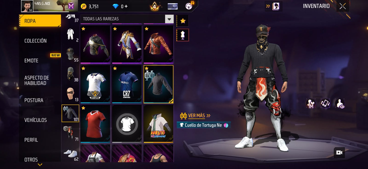 🔥 Cuenta Free Fire